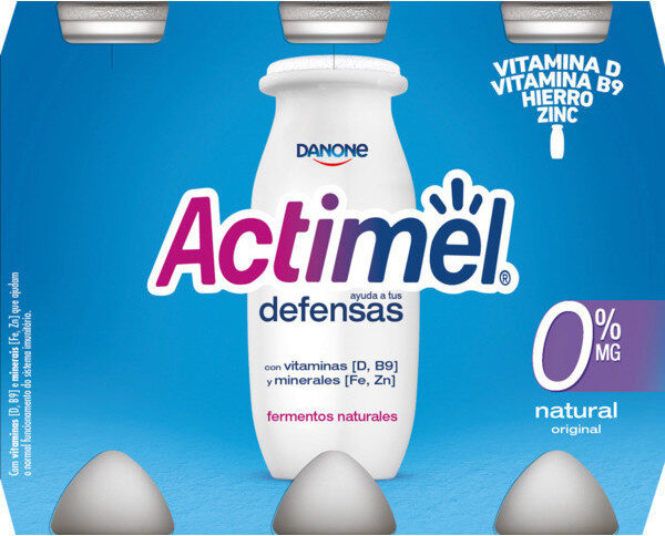 ACTIMEL 0% NATURAL X6