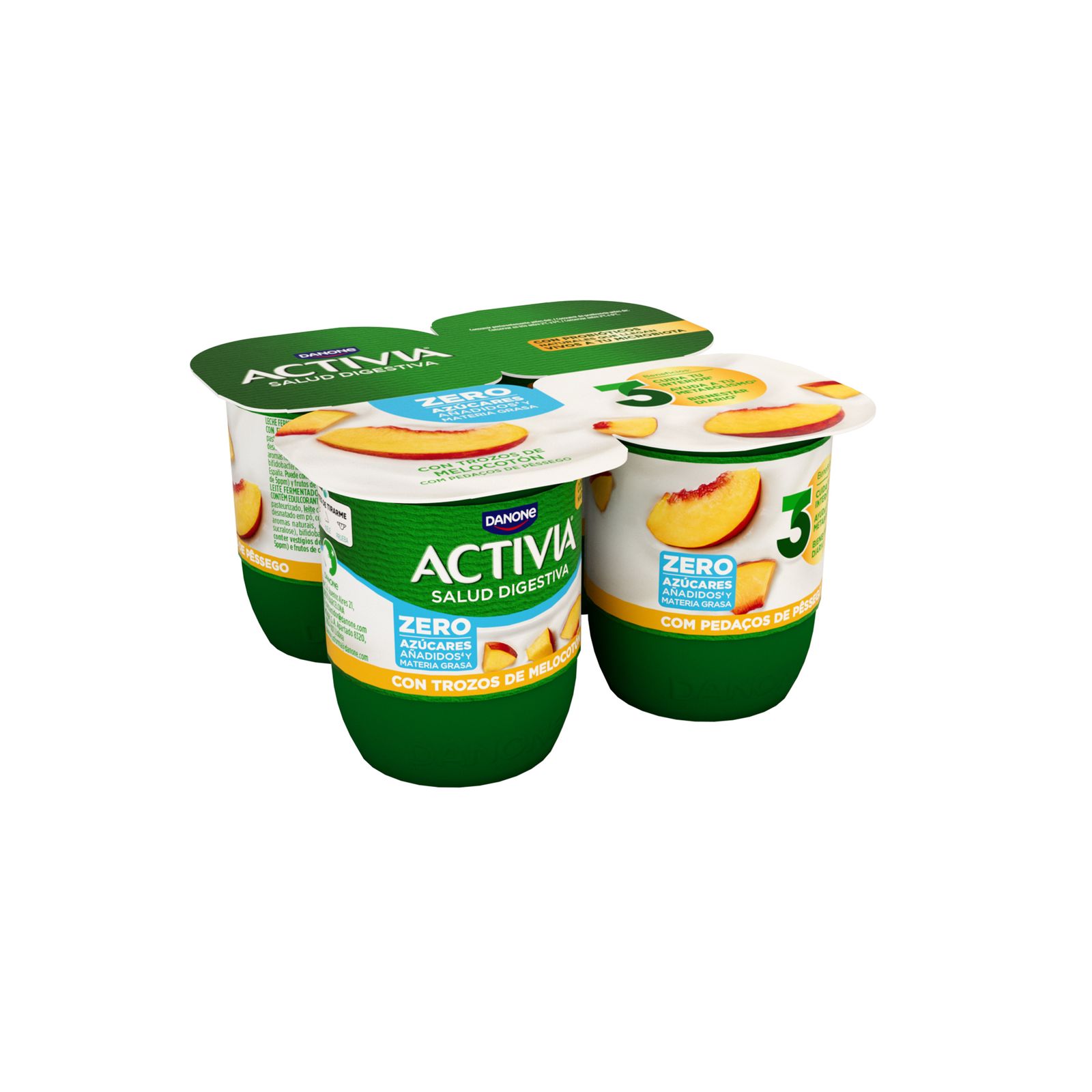 ACTIVIA CREMOSO MELOCOTON X4