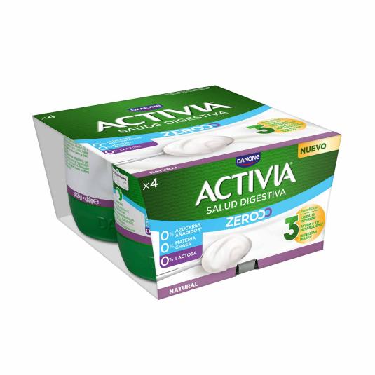 ACTIVIA TRIPLE ZERO NATURAL X4