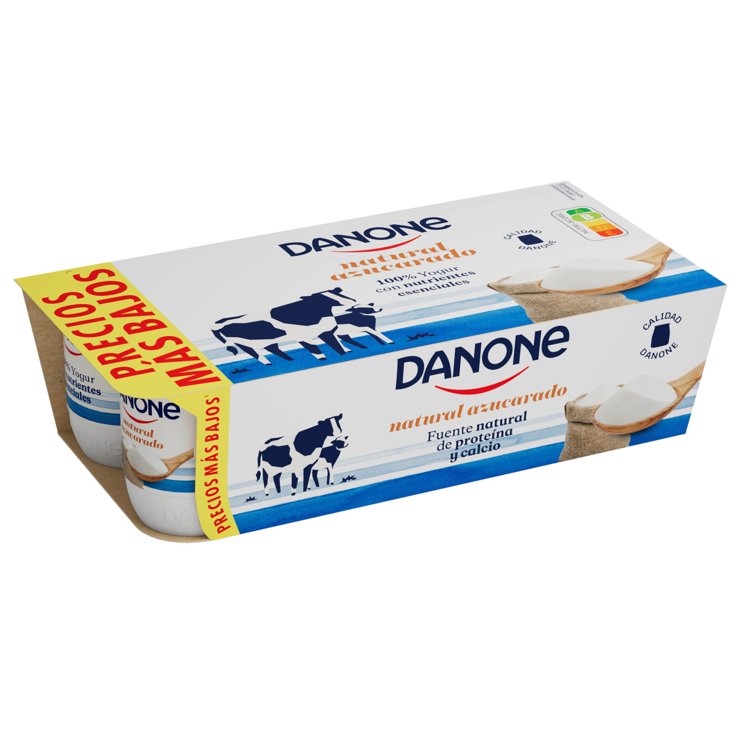 YOGHURT YOGUR NATURAL AZUCARADO X8
