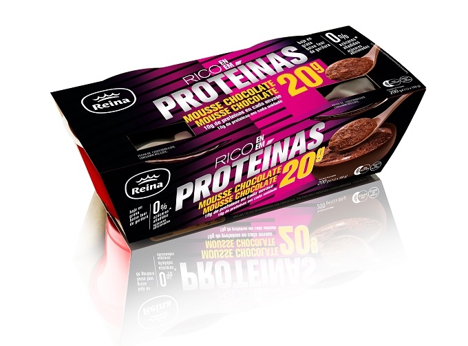 MOUSSE CHOCOLATE RICO EN PROTEINAS 2X100G