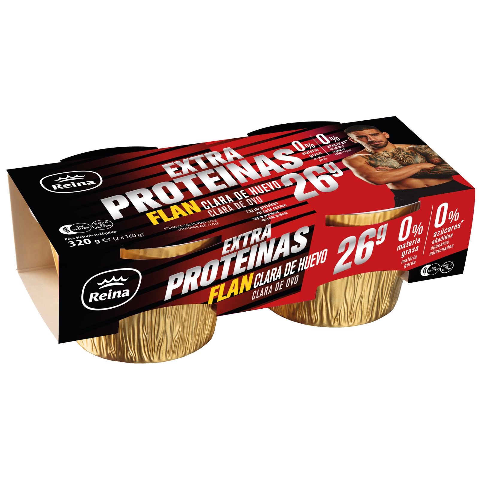 FLAN RICO EN PROTEINAS 2X160G