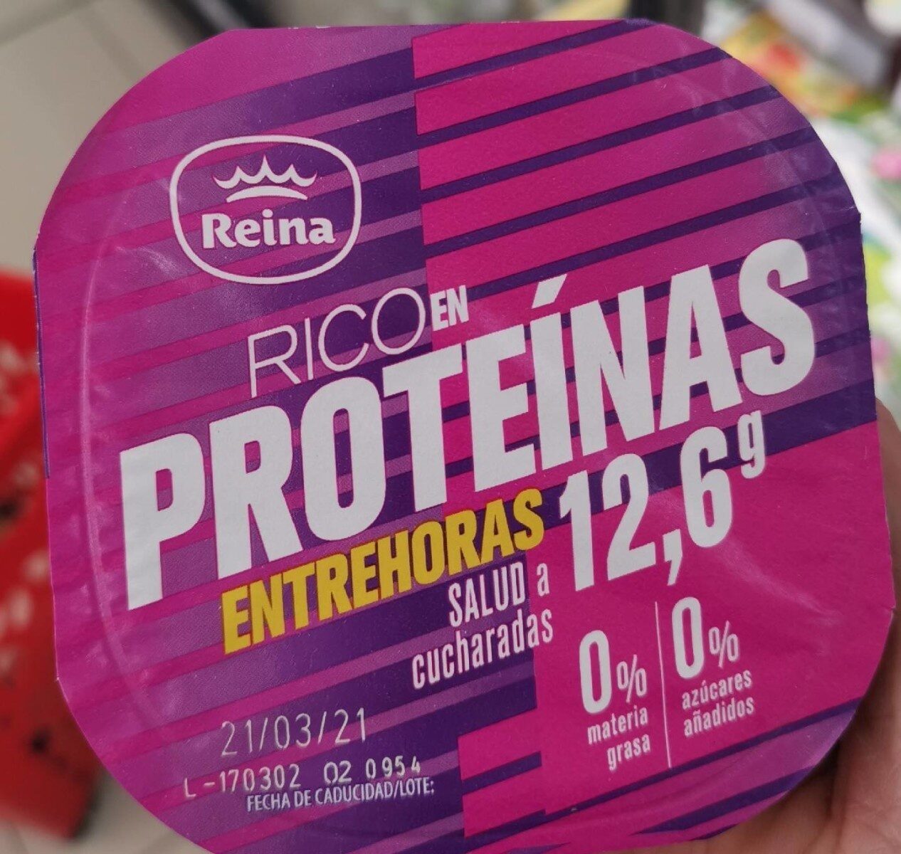 YOGUR ENTREHORAS RICO EN PROTEINAS 180G