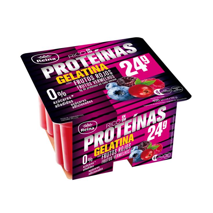 GELATINA DE FRUTOS ROJOS 4X100G