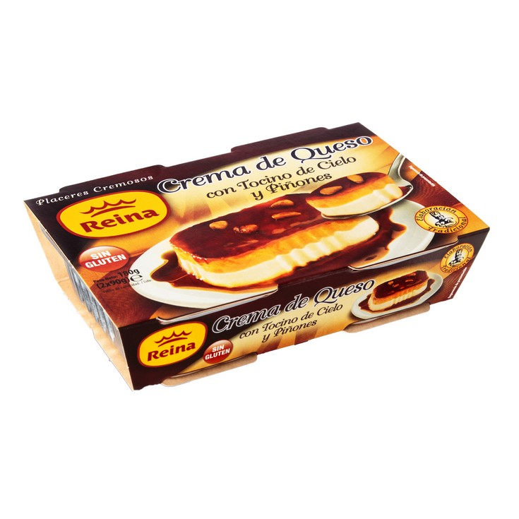 CREMA DE QUESO CON TOCINO DE CIELO Y PINONES 2X90G