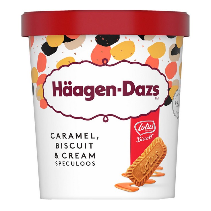 NEW PINT CARAMEL BISCUIT CREAM