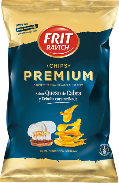 CHIPS PREMIUM QUESO CABRA 150G 12U
