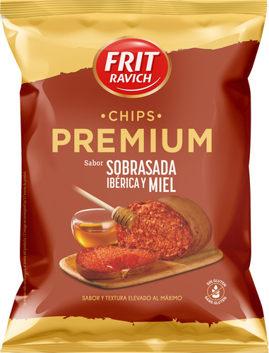 CHIPS PREMIUM SOBRASADA MIEL 36G 40U