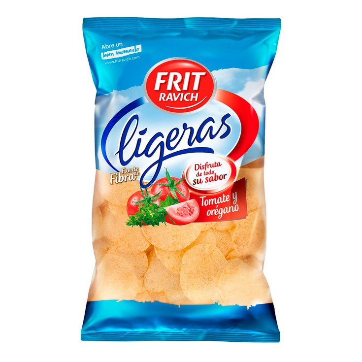 LIGERAS TOMATE Y OREGANO 115G 12U