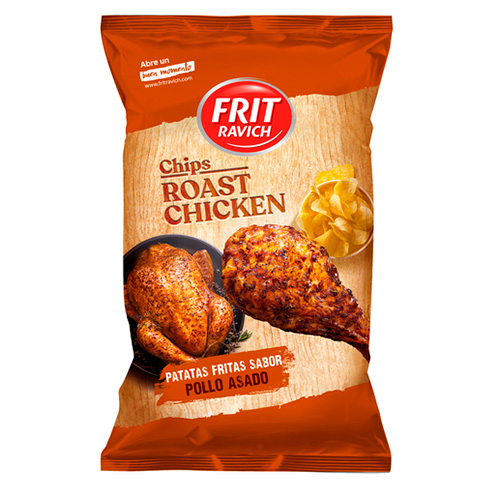 CHIPS CHICKEN 125G 12U