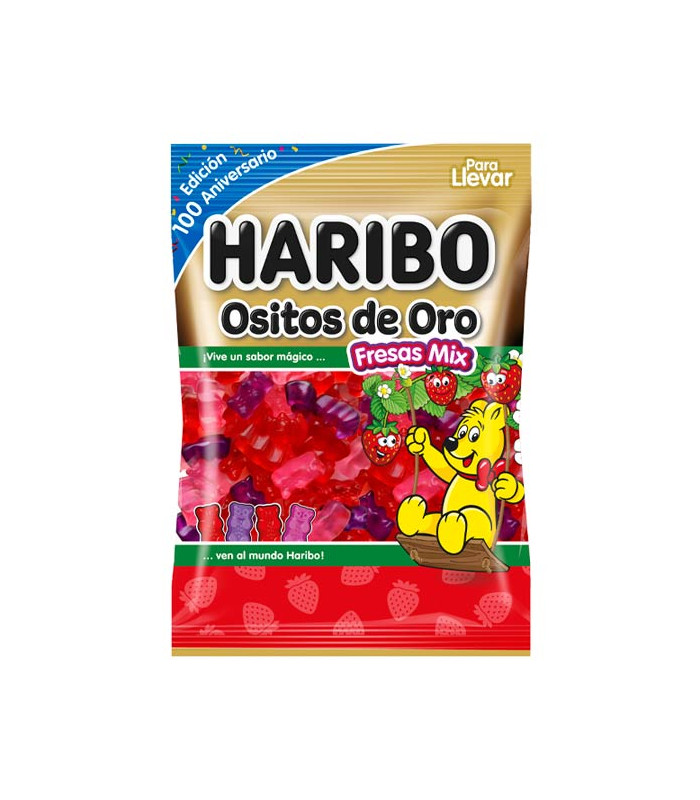 HARIBO OSITOS ORO FRESA MIX 100G 18U