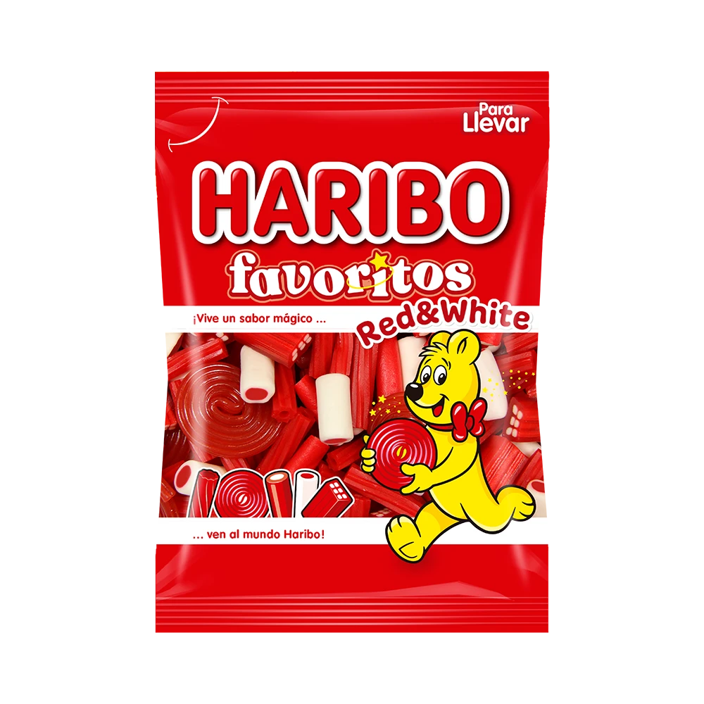 HARIBO FAVORITO REDWHITE 150G 18U