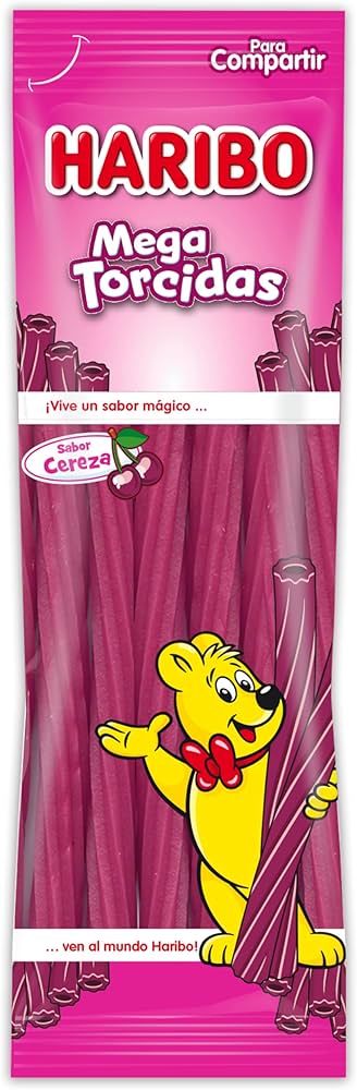 HARIBO MEGA TORCIDA CEREZA 200G 14U