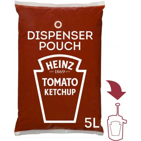 HEINZ KETCHUP BOLSA 5L 3U