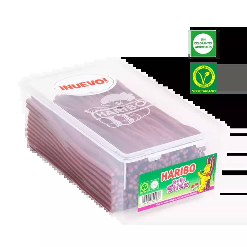 HARIBO BALLA STIXX CEREZA 200G 16U
