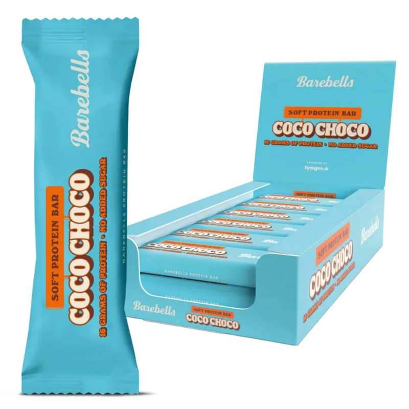 BAREBELLS SOFT BAR CHOC COCO 55G 12U