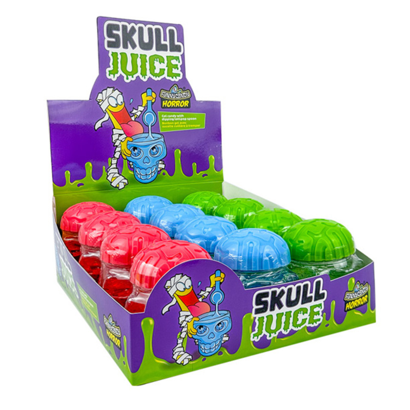 FUNNY CANDY SKULL JUICE 90G 8XE12U