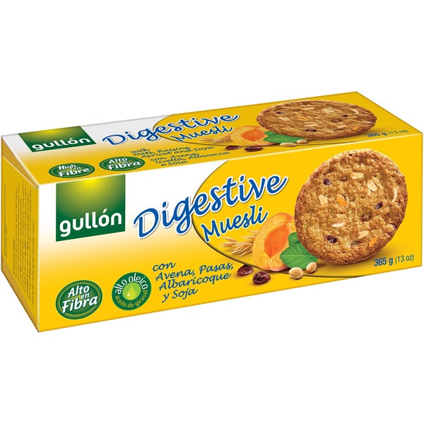 GULLON DIGMUESLI 365G 15U