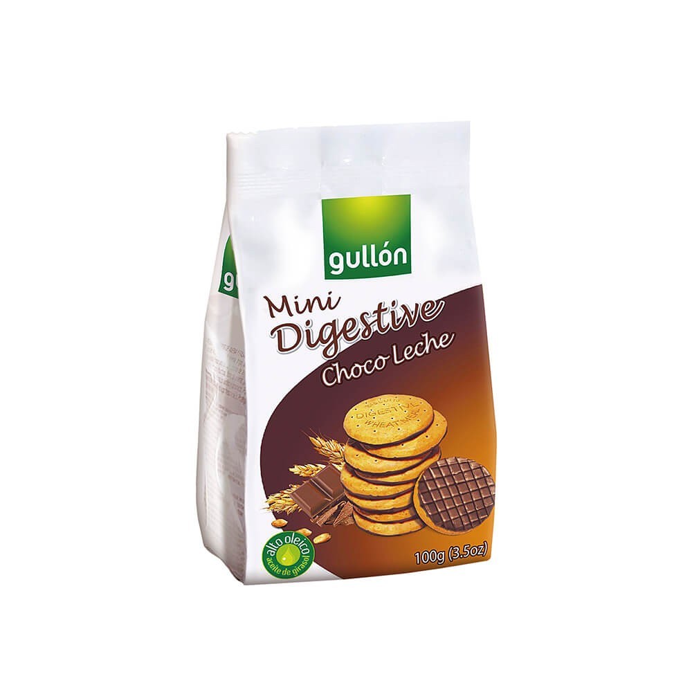 GULLON MINI DIGESCOCO LECHE 100G 12U