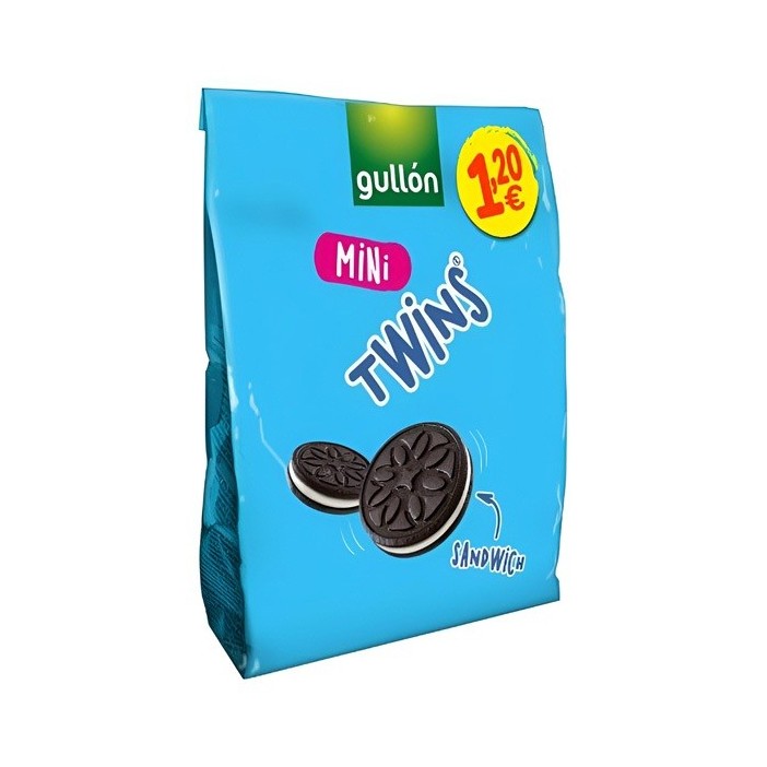 GULLON MINI TWINS SANDW12EUR 150G 10U