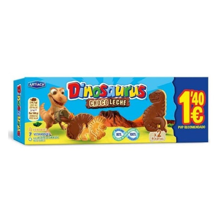 ART DINOSCHOCOLECHE 14EUR 85G 12U