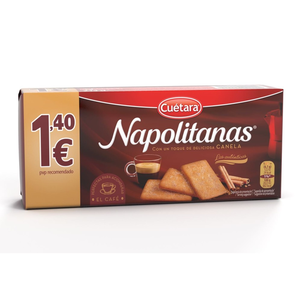 CUETARA NAPOLITANAS 14EUR 12U