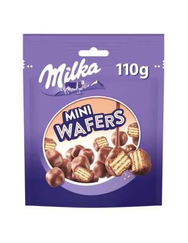 MILKA MINI WAFERS 110G 8U