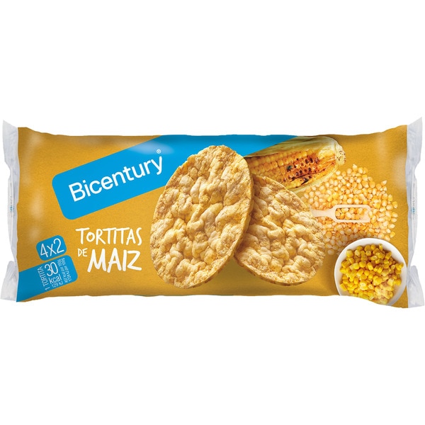 BICENTURY TORTITAS MAIZ 4X2 14X1U