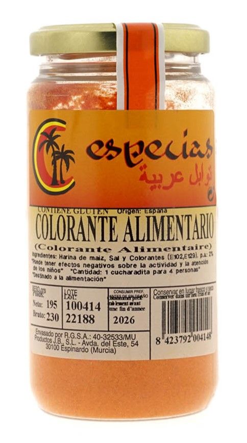 ESP COLORANTE ALIMEN 195G 12U
