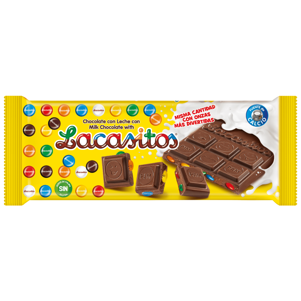 LACASITOS TABLETA CHOC LECHE 100G 16X1U