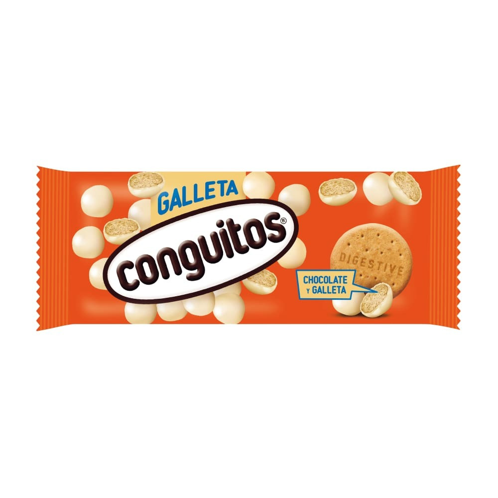 CONGUITOS GALLETA CHOCBLANCO 50G 14U