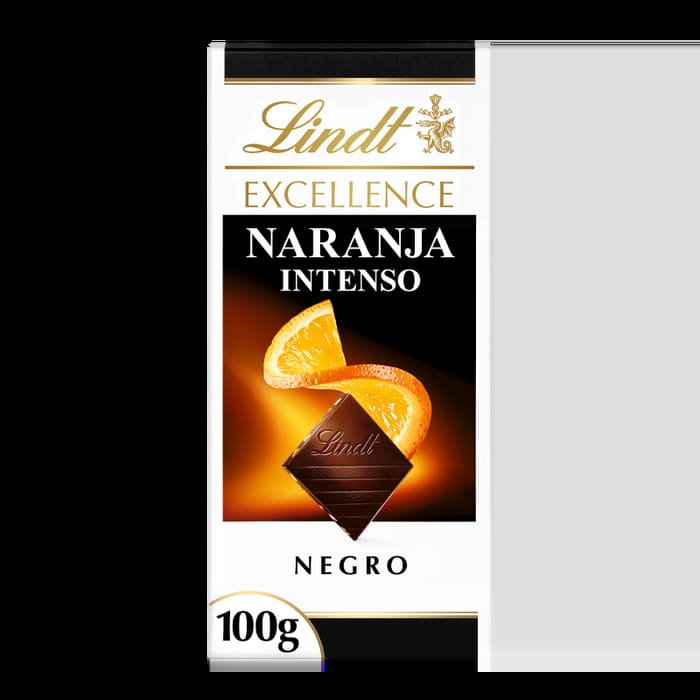 LINDT EXCELLENCE ORANGE 100G 4X5U
