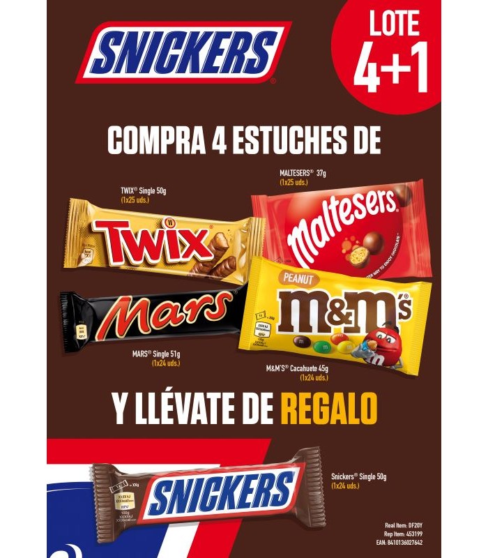 MARS LOTE SNICKERSTWIX PVP 299EUR