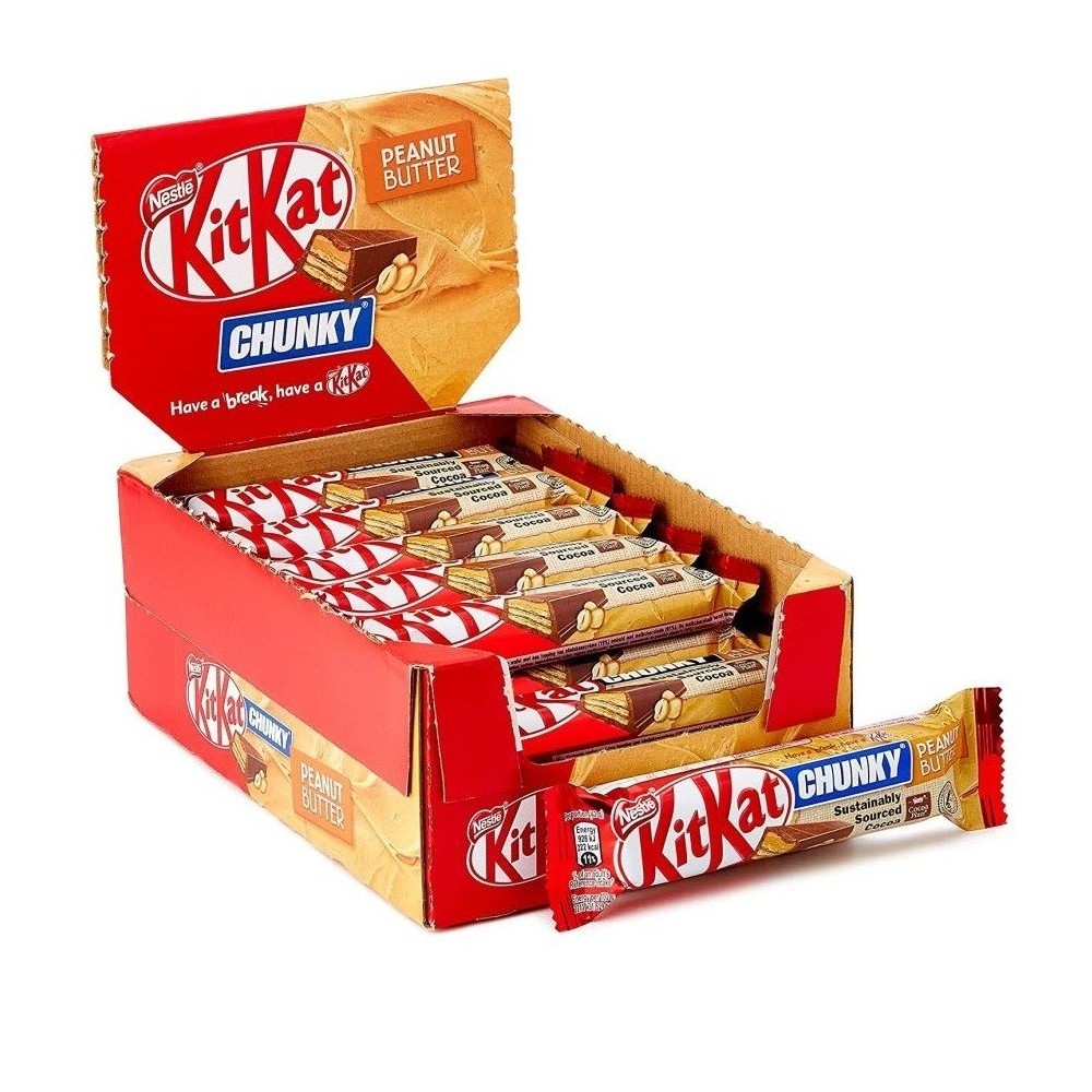 KIT KAT CHUNKY PEANUT BUT 40G 24U
