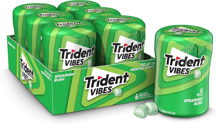 TRIDENT VIBES SPEARMINT BOTE 6XE6U