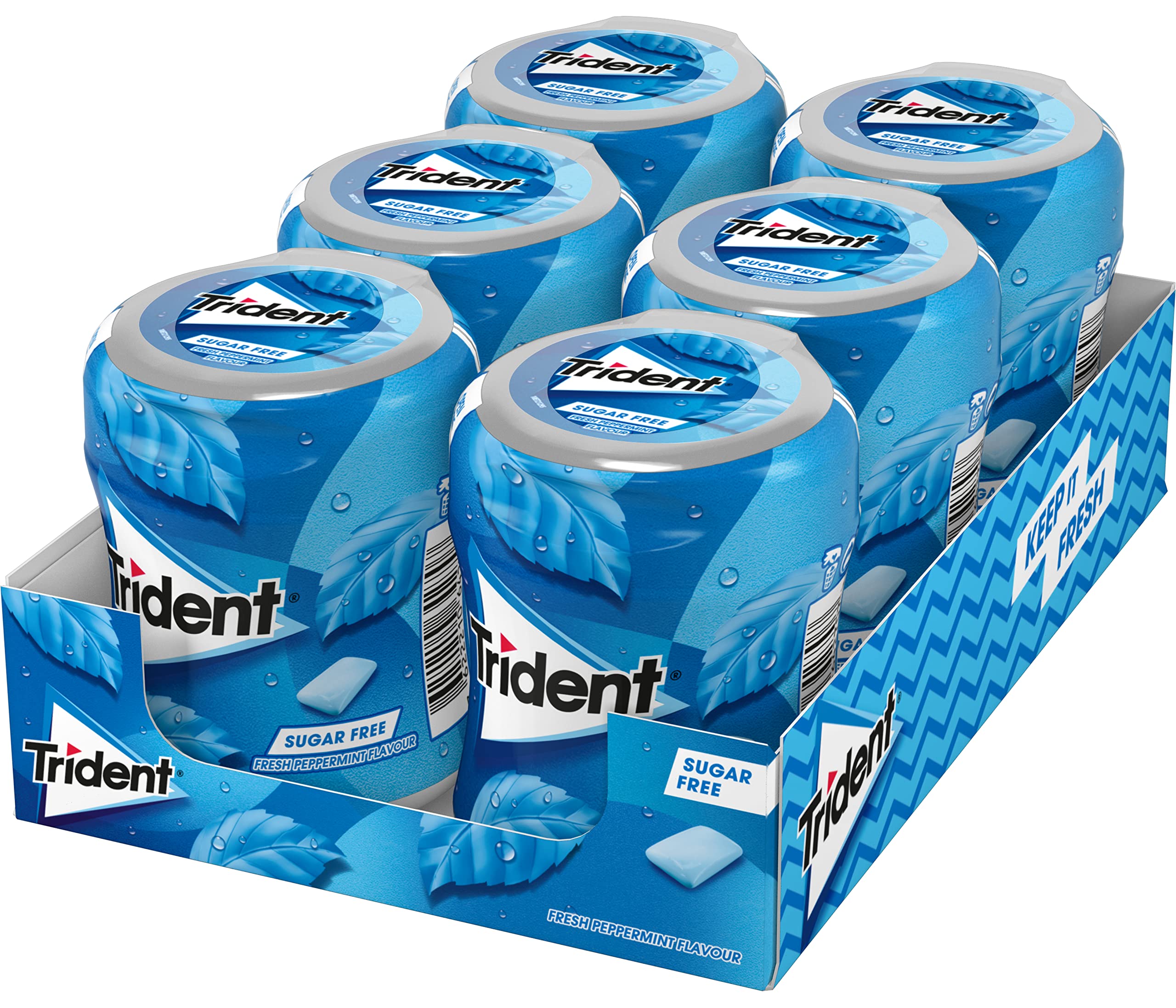 TRIDENT VIBES PEPPERMINT BOTE 6XE6U