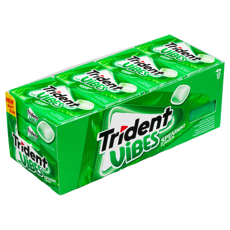 TRIDENT VIBES SPEARMINT CLUTCH 15XE16U