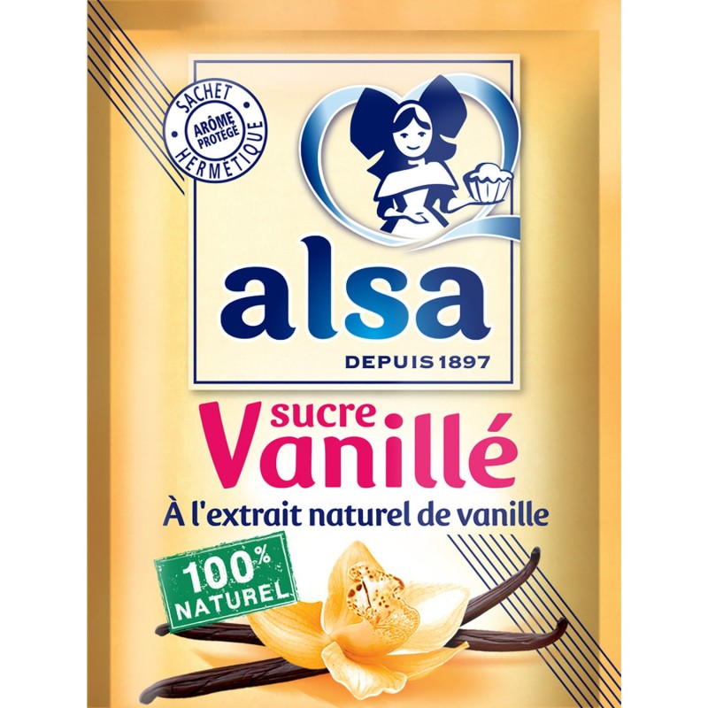 ALSA AZUCAR VAINILLA SOBRE 75G 4X14U