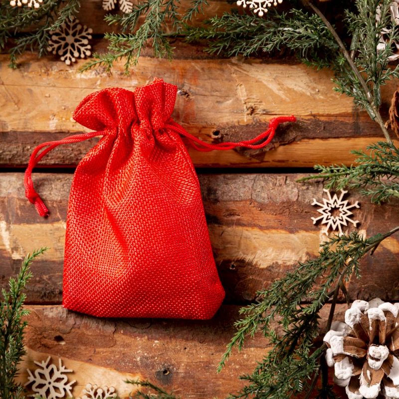 BOLSA ORGANZA NAVIDAD 40X50U