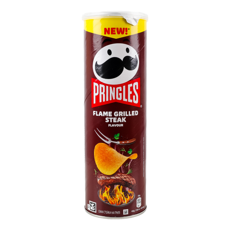 PRINGLES FLAME GRILLED STEAK 19XT165G