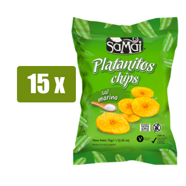 SAMAI PLATANITO SAL 75G 15U