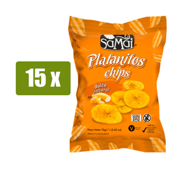 SAMAI PLATANITO DULCE 75G 15U