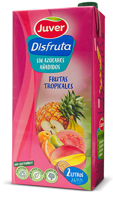 JUVER DISFRUTA FRUTAS TROPICALES 2L 6U