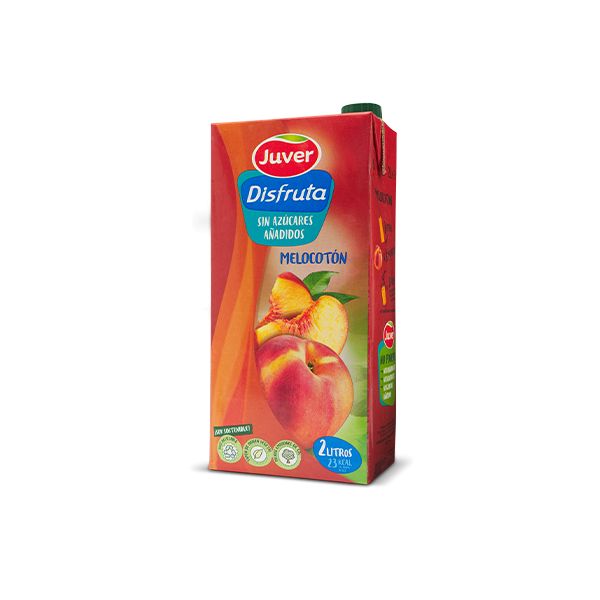 JUVER DISFRUTA MELOCOTON 2L 6U