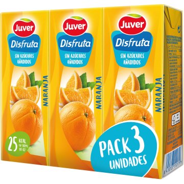 JUVER DISFRUTA NARANJA 200ML P3 10U