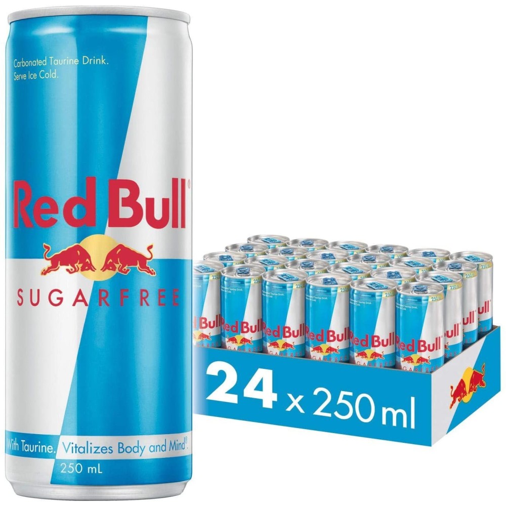 RED BULL SUGAR FREE DISTR 250ML 24U