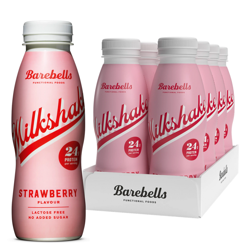 BAREBELLS MILKSHAKE PROTSTRAWB 330ML 8U
