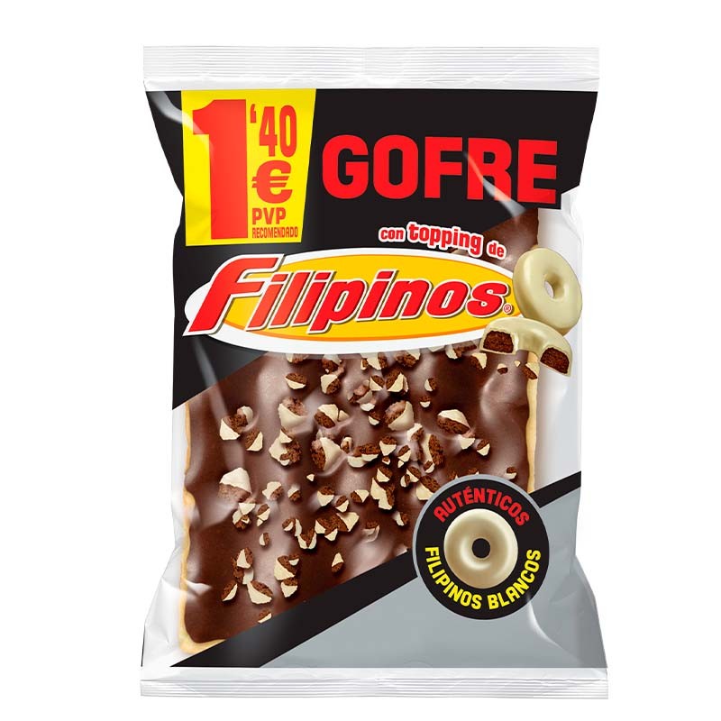 FILIPINOS GOFRE NEGRO 140EUR 100G 8X12U