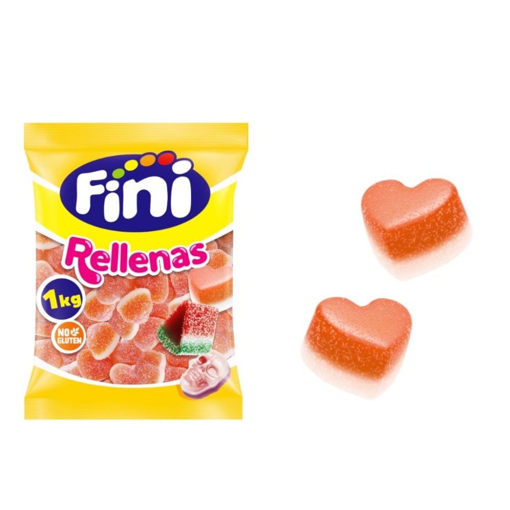 FINI RELLENAS CORAZON MELOCOTON 6XB1K