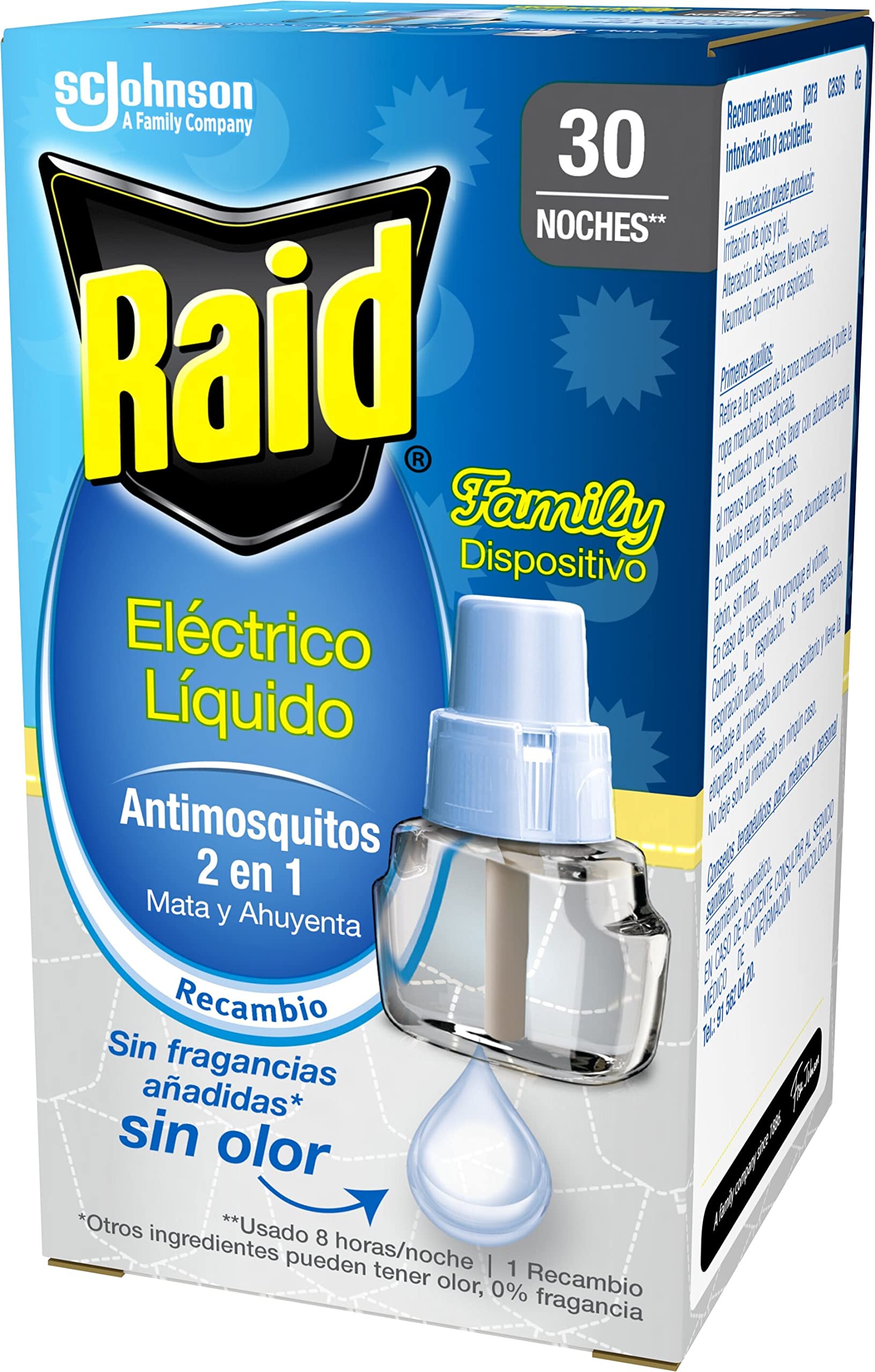 RAID INSECT ELECT LIQ REC 30N FAM